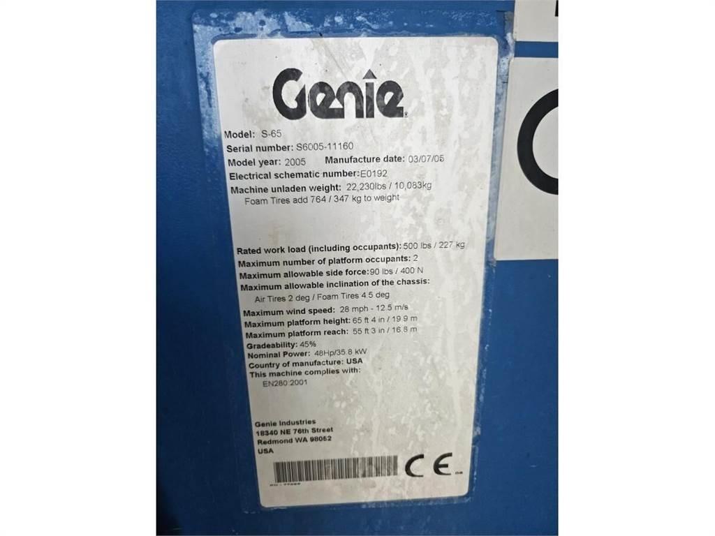 Genie S-65 Teleskoop poomtõstukid