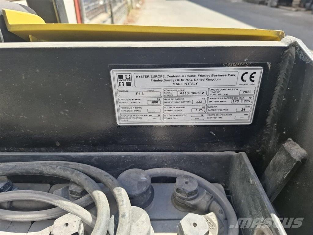 Hyster P1.6 Muud