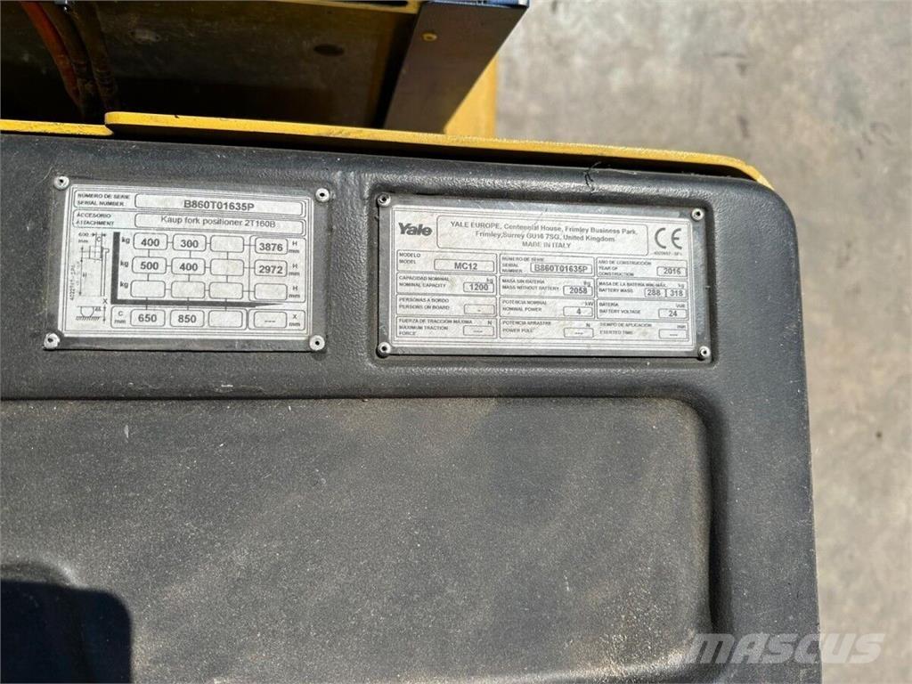 Yale MC12 Muud