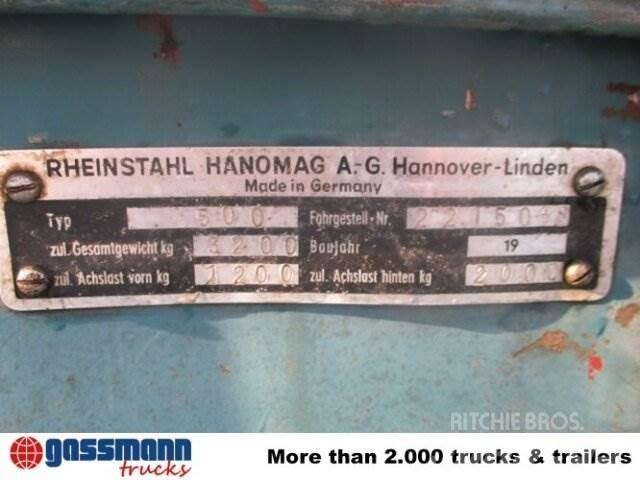 Hanomag Granit 500 Muu
