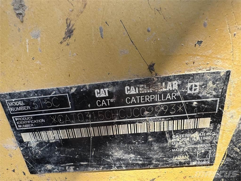 CAT 315C Roomikekskavaatorid