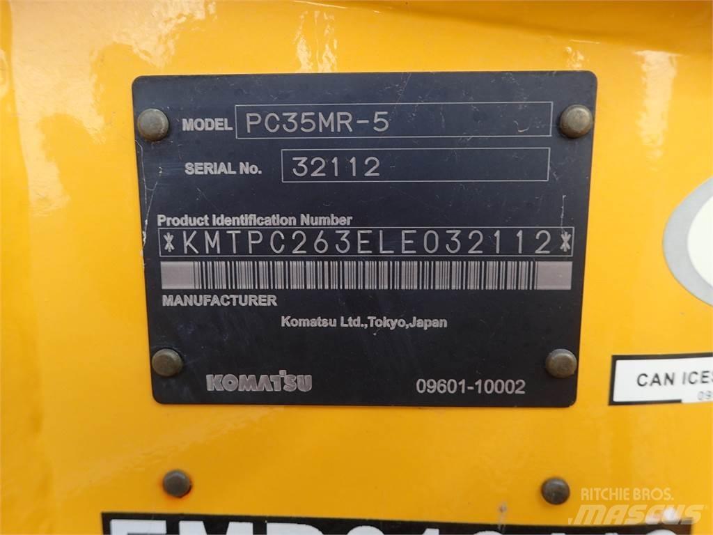 Komatsu PC35MR-5 +1 Roomikekskavaatorid
