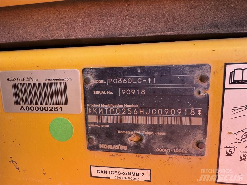 Komatsu PC360LC-11 +1 Roomikekskavaatorid