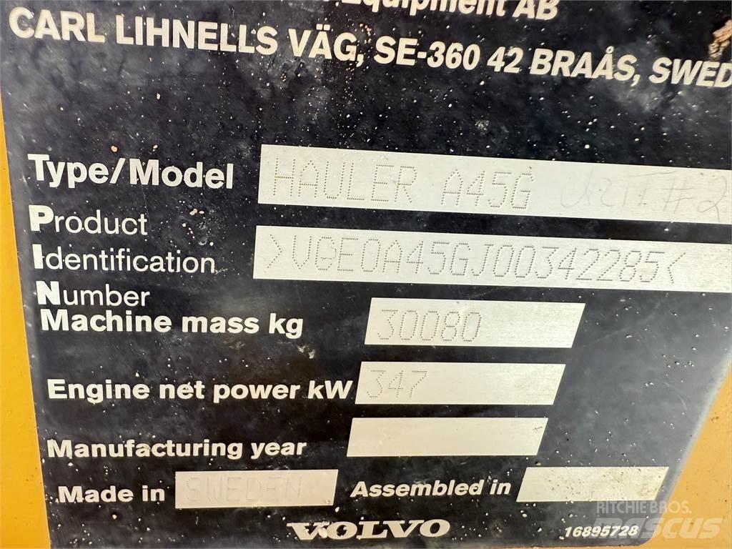 Volvo A45G W/ TAILGATE Liigendraamiga pinnaseveokid