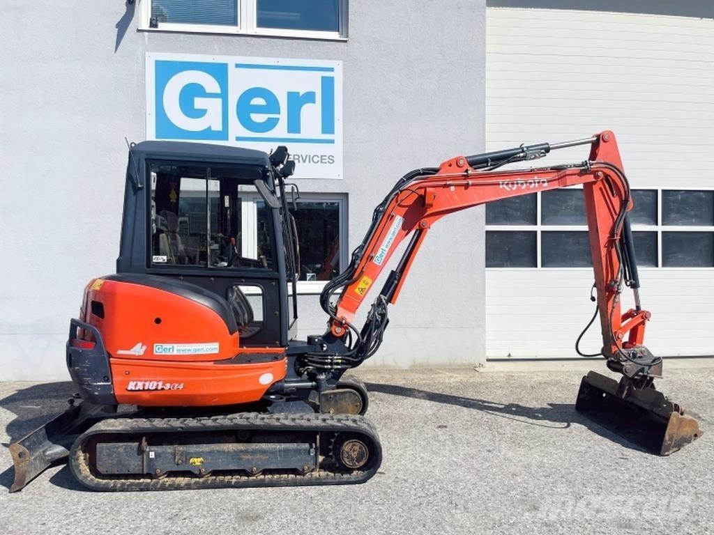 Kubota KX101-3a Miniekskavaatorid < 7 t