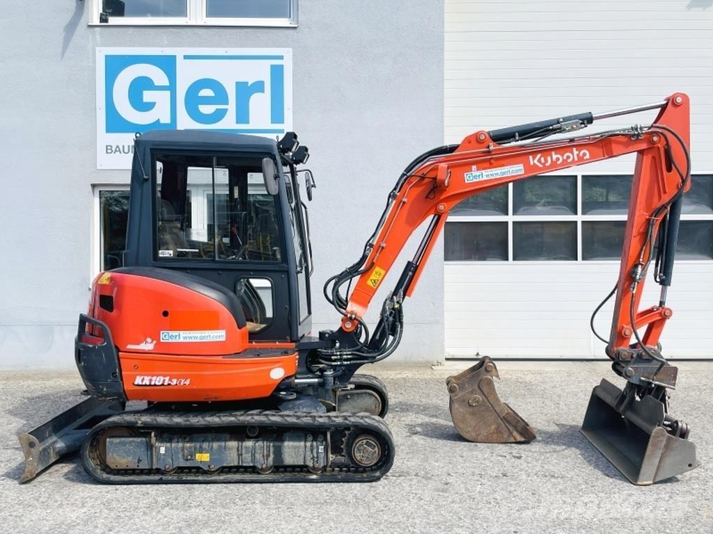 Kubota KX101-3a Miniekskavaatorid < 7 t