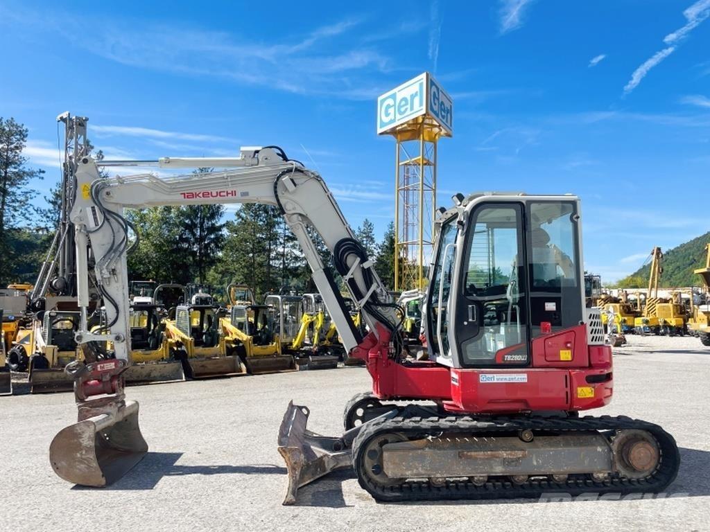 Takeuchi TB280FR Miniekskavaatorid < 7 t