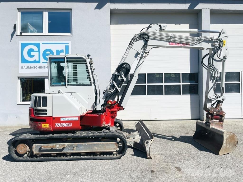 Takeuchi TB280FR Miniekskavaatorid < 7 t