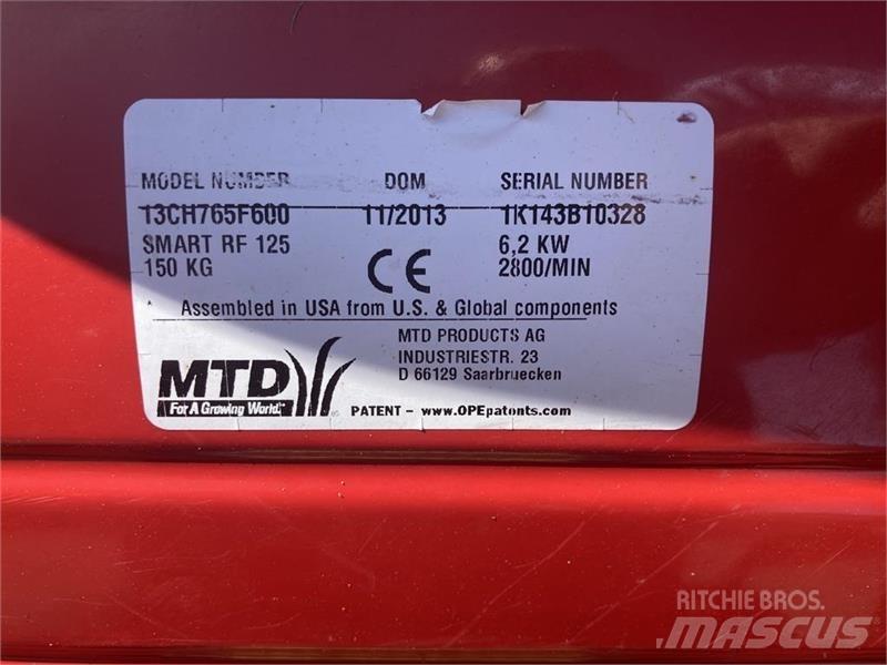 MTD RF 125 Kompakttraktorid