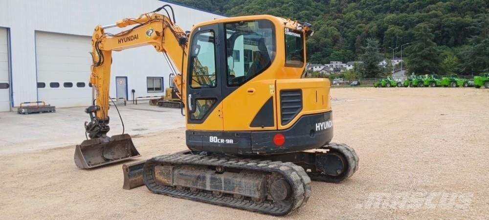 Hyundai R80CR-9A Väikeekskavaatorid 7t-12t