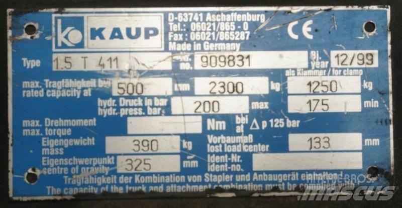 Kaup 1,5T411 Muud lisaseadmed ja tarvikud