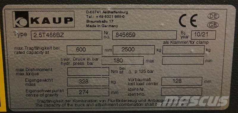 Kaup 2,5T466BZ Muud lisaseadmed ja tarvikud