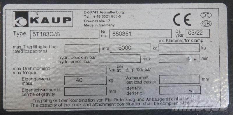 Kaup 5T183G/S Muud lisaseadmed ja tarvikud