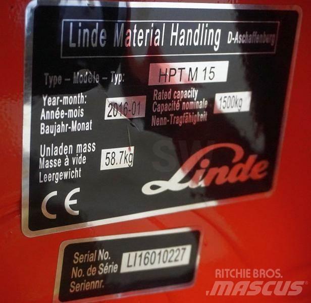 Linde HPT M 15 Kahvelkäru