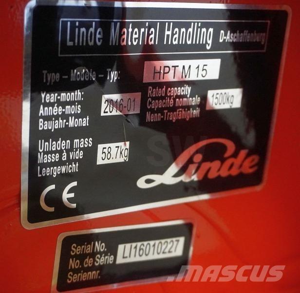 Linde HPT M 15 Kahvelkäru