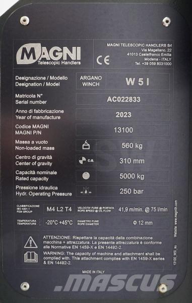 Magni W 5 I Muud