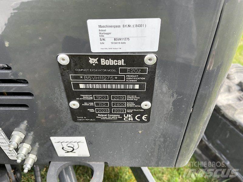 Bobcat E 20z Miniekskavaatorid < 7 t
