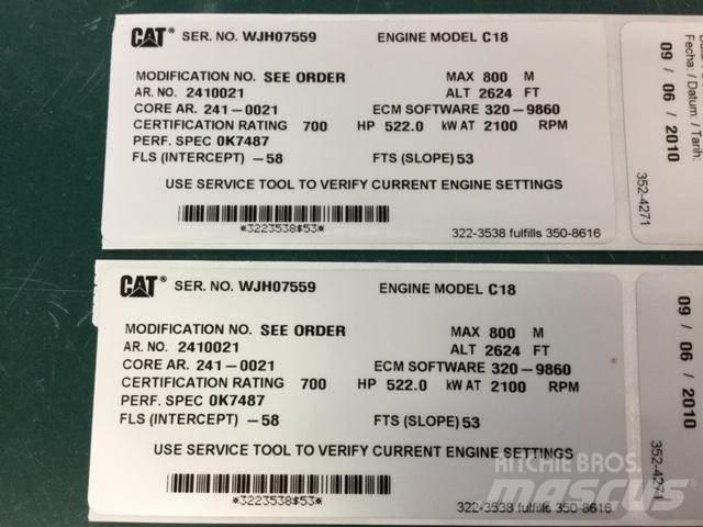 CAT C-18 Mootorid