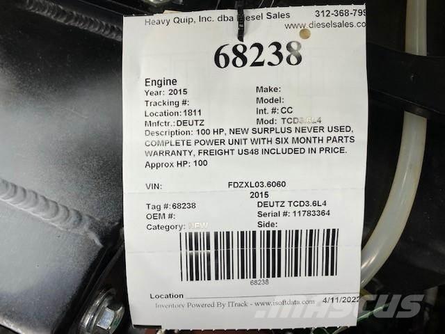 Deutz TCD3.6L4 Mootorid
