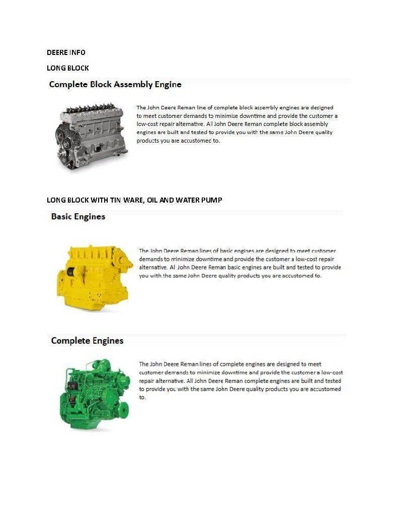 John Deere 4024T Mootorid