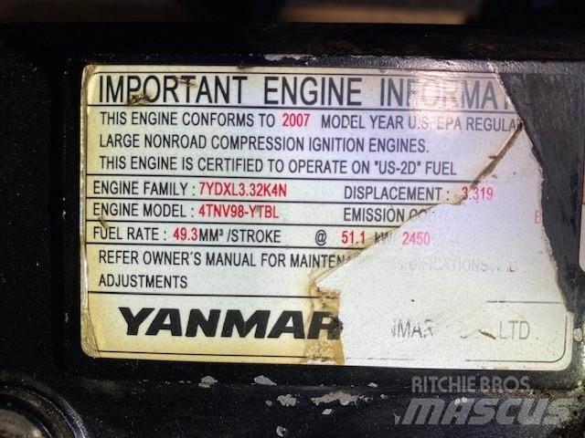 Yanmar 4TNV98-YTBL Mootorid