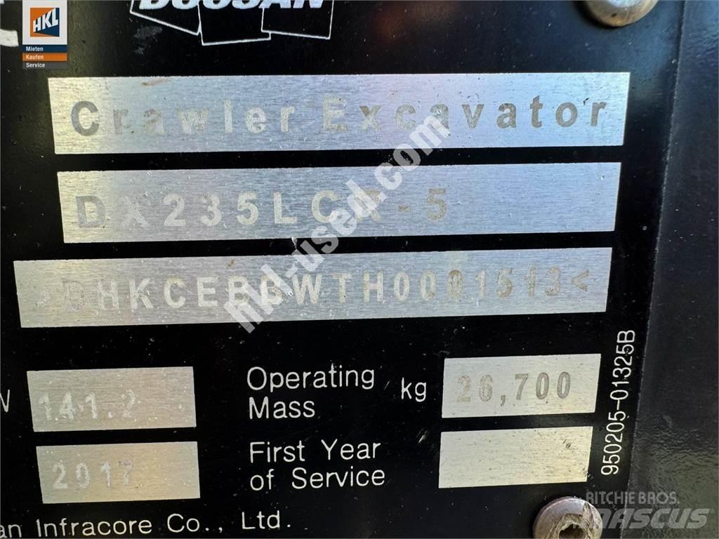 Doosan DX 235 LCR-5 Roomikekskavaatorid