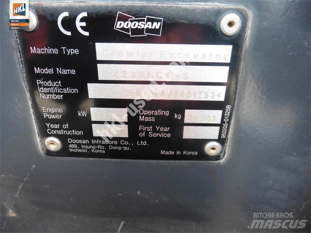 Doosan DX 235 LCR-5 Roomikekskavaatorid