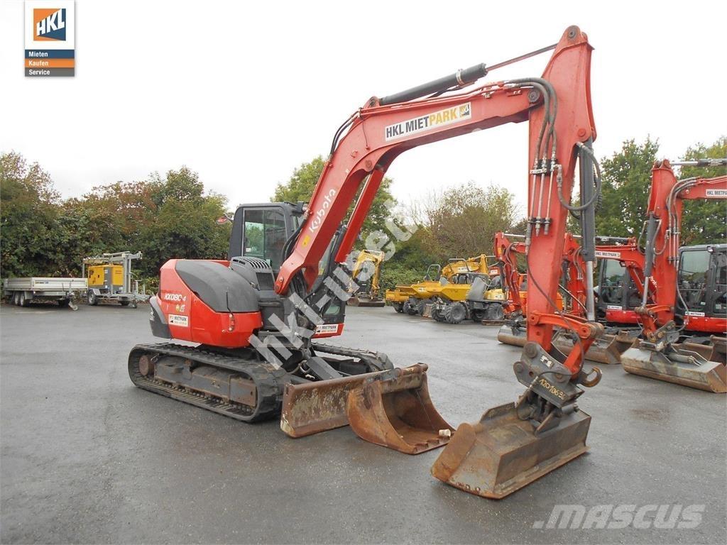 Kubota KX 080-4 Miniekskavaatorid < 7 t