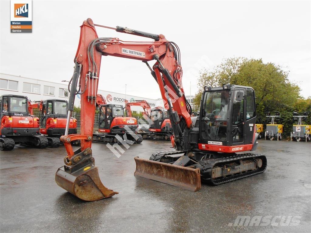 Kubota KX 080-4 Miniekskavaatorid < 7 t