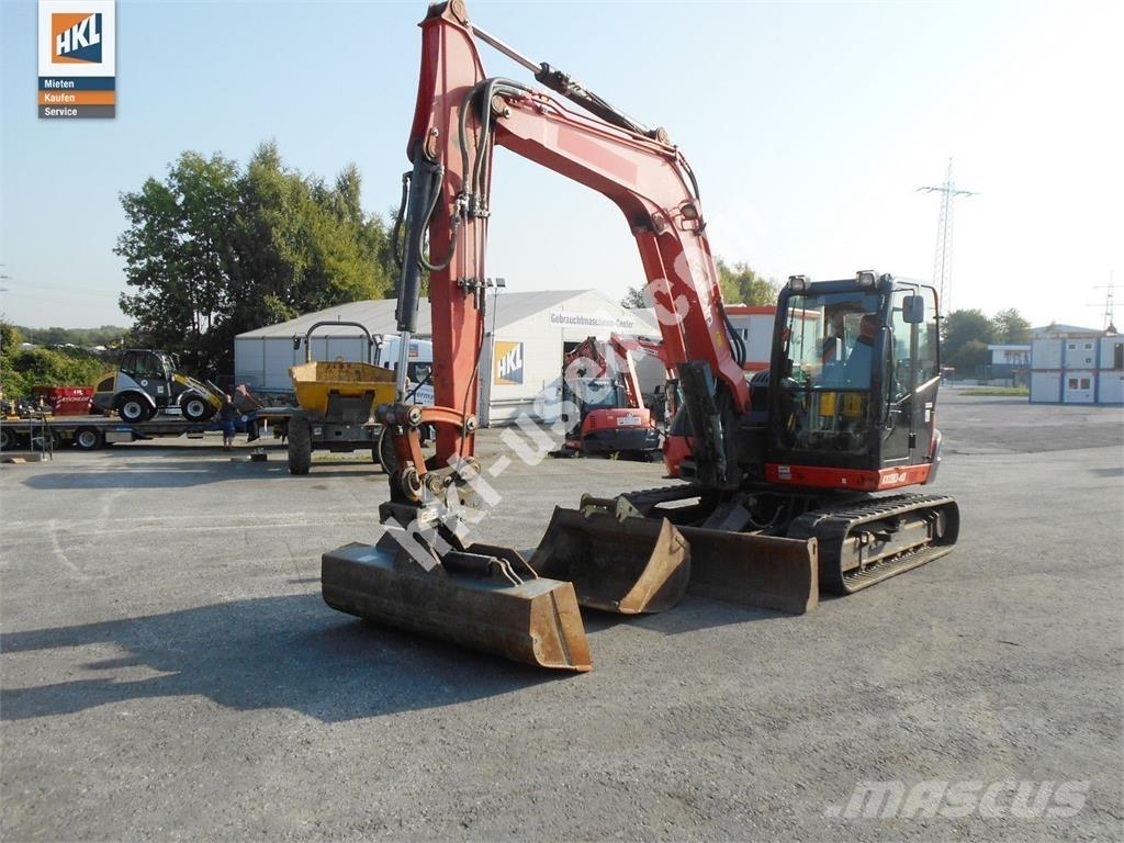 Kubota KX 080-4 Miniekskavaatorid < 7 t