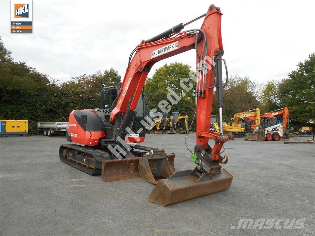 Kubota KX 080-4 Miniekskavaatorid < 7 t
