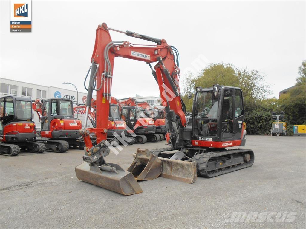Kubota KX 080-4 Miniekskavaatorid < 7 t