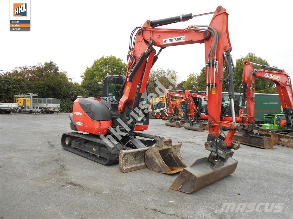 Kubota KX 080-4 Miniekskavaatorid < 7 t