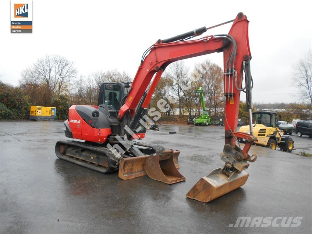 Kubota KX 080-4 Miniekskavaatorid < 7 t