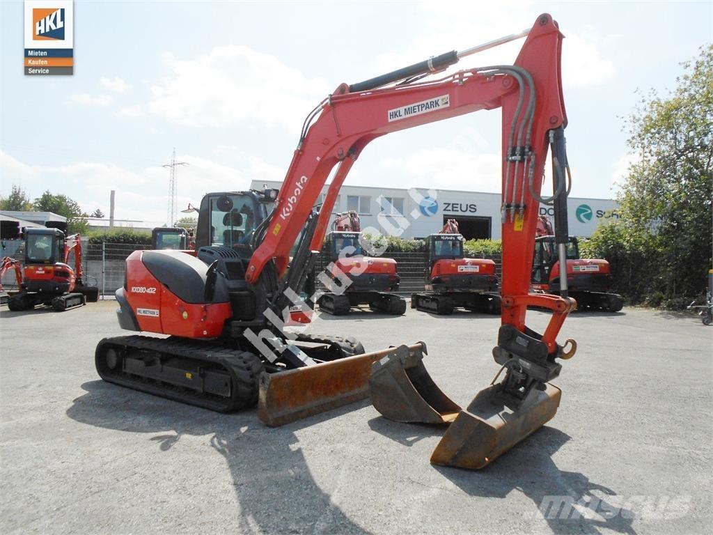 Kubota KX 080-4 Miniekskavaatorid < 7 t