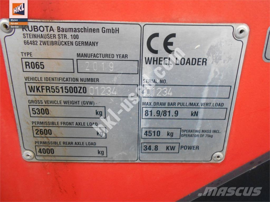 Kubota R 065 Rataslaadurid