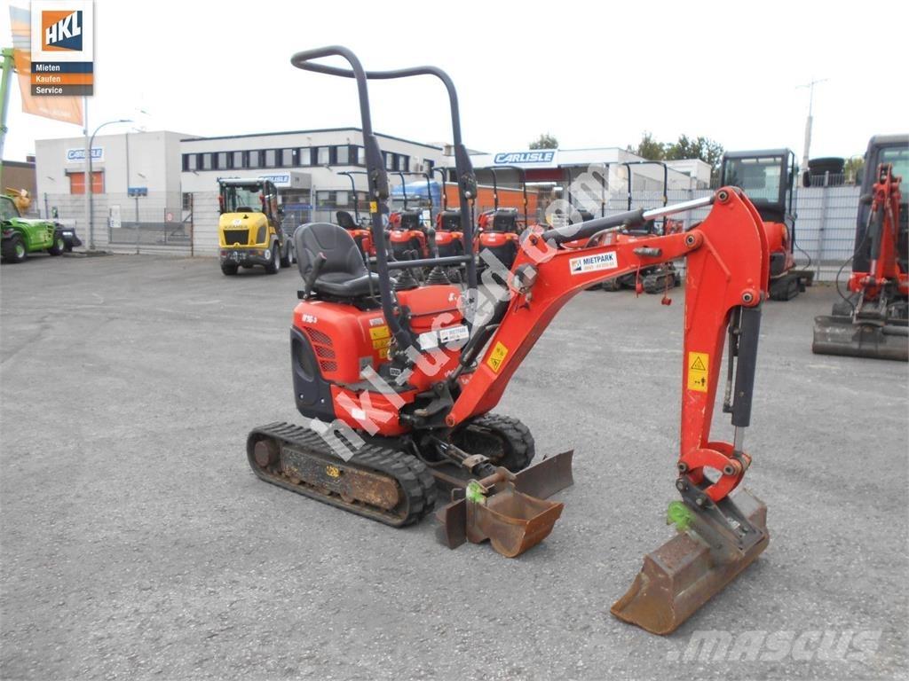 Kubota U 10-3 Miniekskavaatorid < 7 t