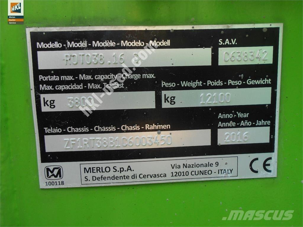 Merlo ROTO 38.16 S Teleskooplaadurid