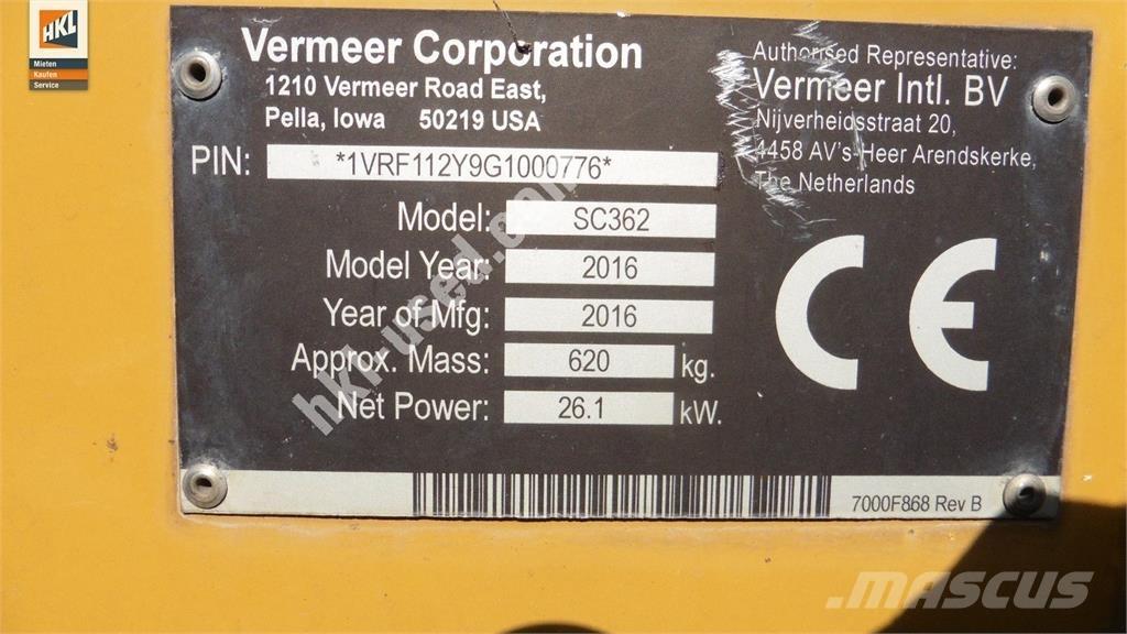Vermeer SC 362 Muu