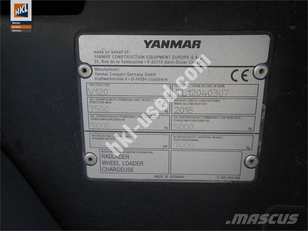 Yanmar V 120 Rataslaadurid