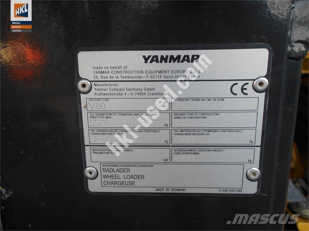 Yanmar V 80 Rataslaadurid