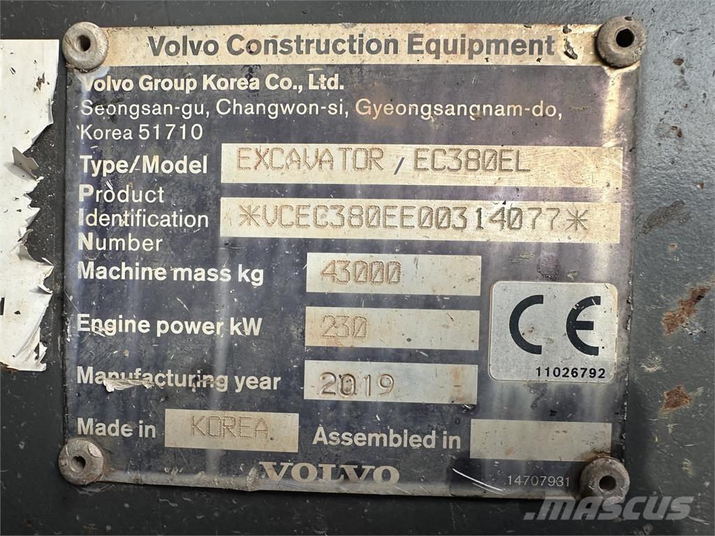 Volvo EC380E Muu