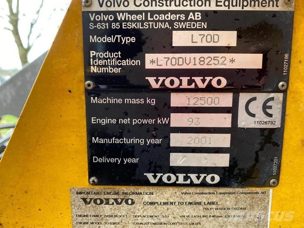 Volvo L70D Rataslaadurid