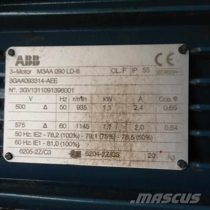 1,1 kW ABB E-Motor Mootorid