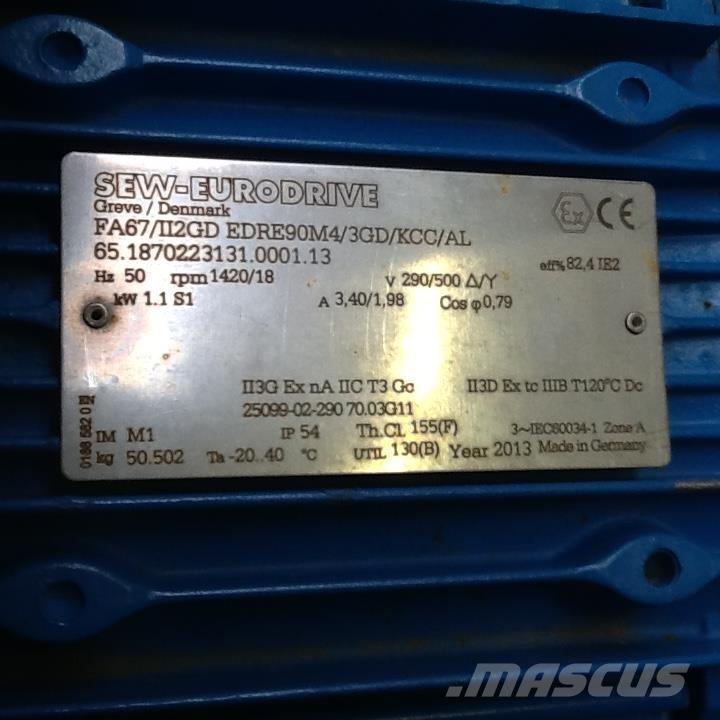  1,1 kW SEW E-Motor Mootorid