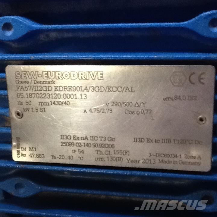  1,5 kW SEW E-Motor Mootorid