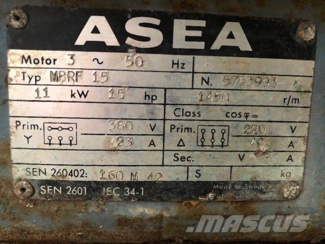  11 kW Asea MBRF 15 E-Motor Mootorid