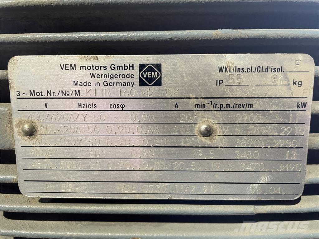  11 kW VEM e-motor Mootorid