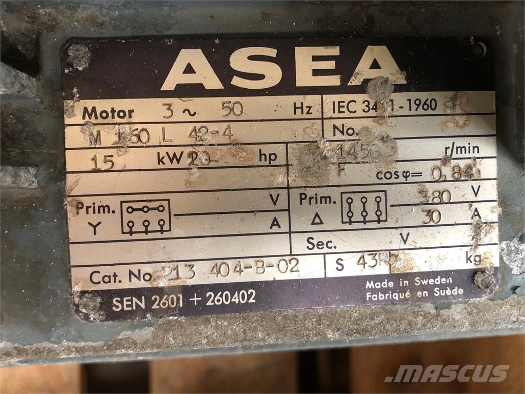  15 kW ASEA E-Motor Mootorid