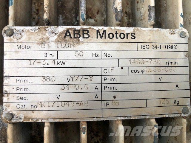  17 kW ABB MBT180M El-Motor Mootorid